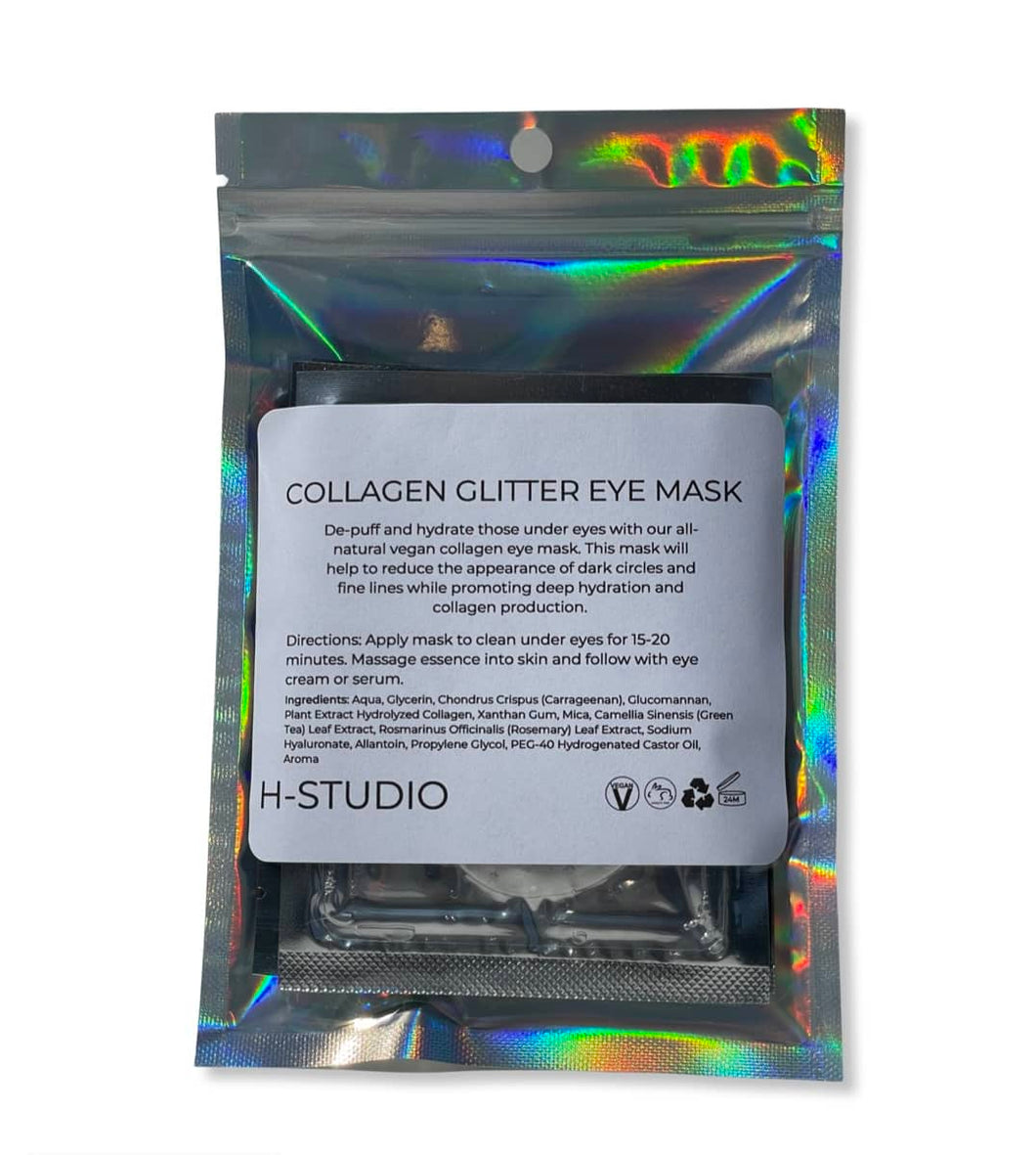 Vegan Hydrating Glitter Eye Patches (Pack Of 5)